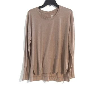 All in Motion Size L Women's Brown Long Sleeve Sweatshirt‎